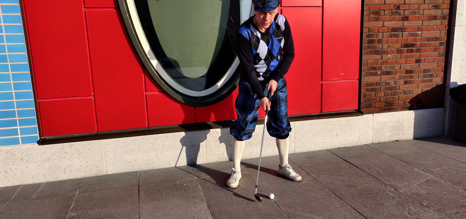 Tartan golfipüksid